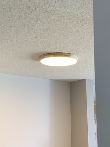Customer photo review of Modern Round LED Flush Mount Ceiling Light