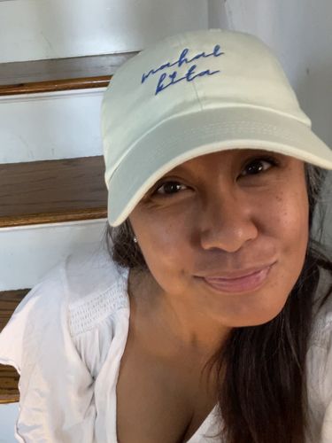 Customer photo review of Mahal Kita Embroidered Distressed Hat/Cap