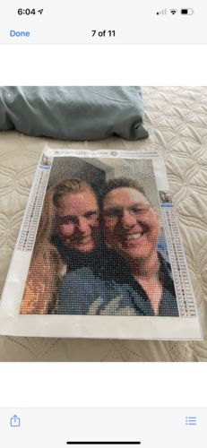 Customer photo review of Your Advanced Custom Diamond Painting Kit - Premium Quality