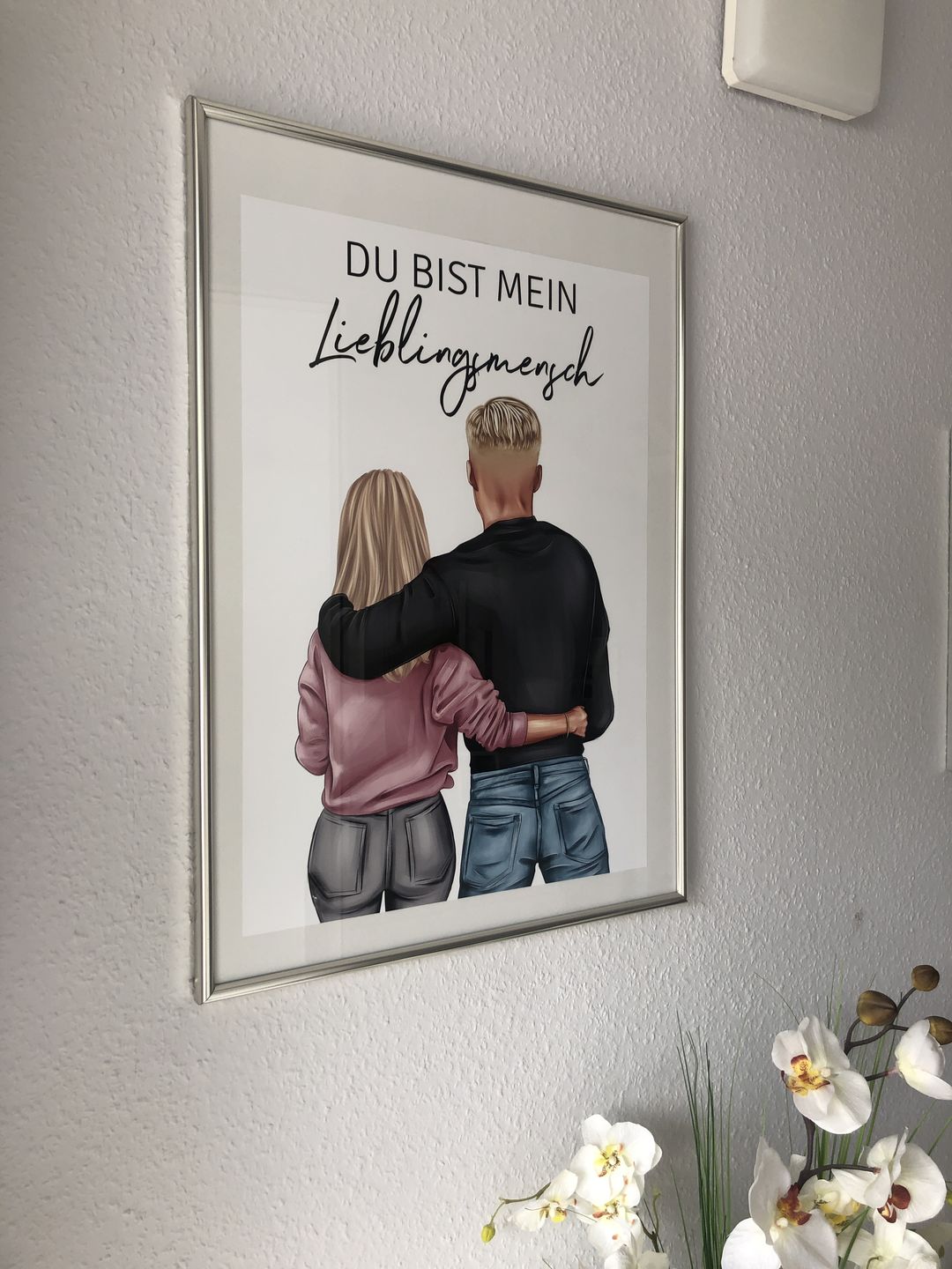 Customer photo review of Pärchen (Mann & Frau) - Personalisiertes Poster