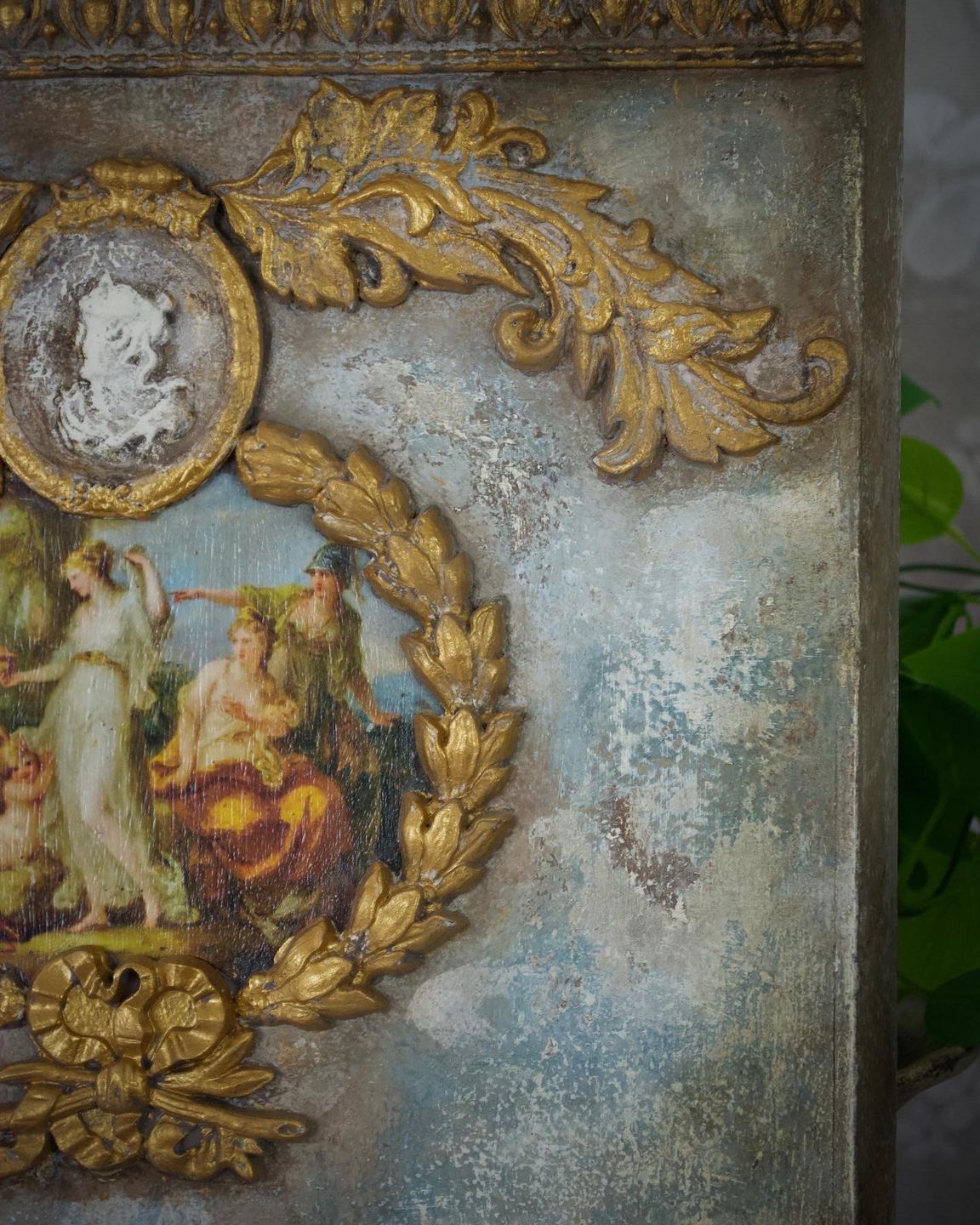 Customer photo review of Cracked Gesso