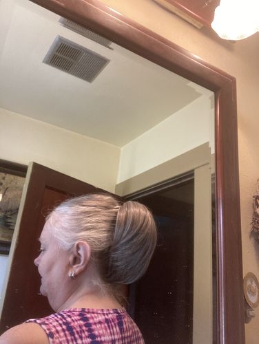 Customer photo review of JuvaBun Claw Clip Straight Ponytail Extension