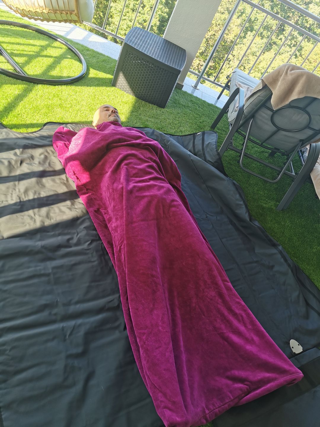 Customer photo review of Saunadecken-Einlage
