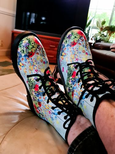 Customer photo review of Dragonfly Mandala Handcrafted Boots