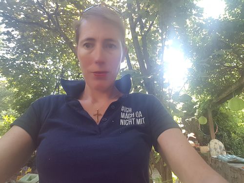 Customer photo review of DEZENTE REBELLEN POLOSHIRT MÄDELS / EDLER STICK • #ICHMACHDANICHTMIT / ICH MACH DA NICHT MIT