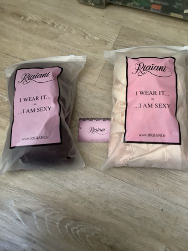 Customer photo review of 3 Ensembles de nuit Satiné Beige (4pcs)