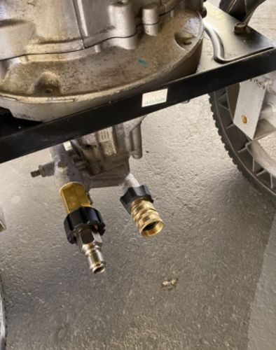 Customer photo review of 8 Pack Universal Pressure Washer Adaptor Set