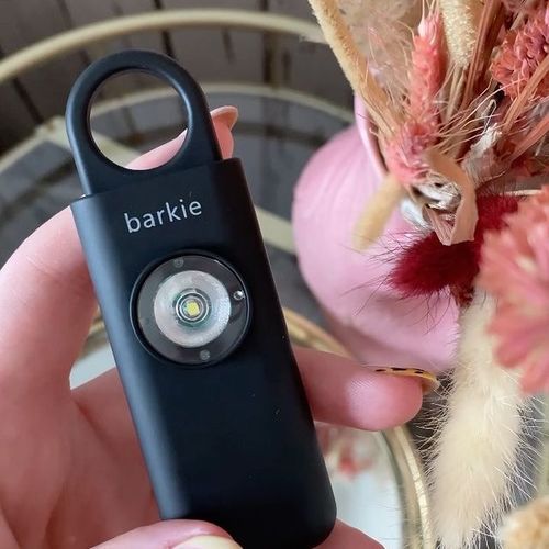 Customer photo review of BARKIE - The Personal Safety Alarm