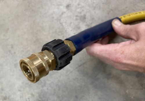 Customer photo review of 8 Pack Universal Pressure Washer Adaptor Set