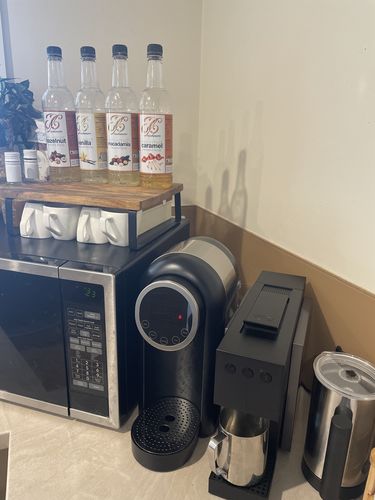 Customer photo review of Macadamia Coffee Syrup