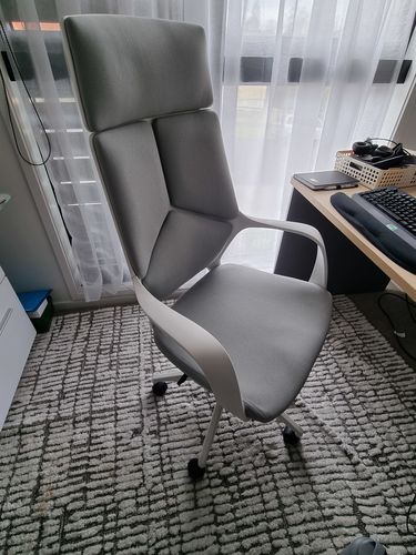 Customer photo review of Valeria Office Chair Highback  (Free Shipping Nationwide)