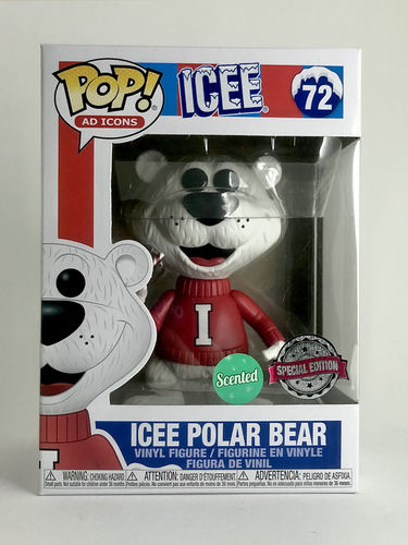 Customer photo review of 72 FUNKO POP Ad Icons : ICEE Polar Bear scented (Purple) special edition