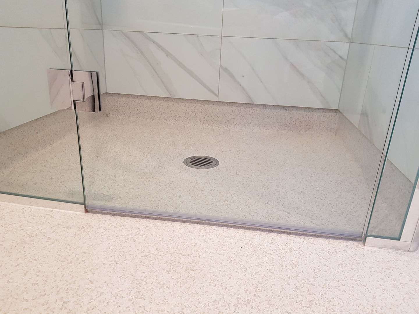 Customer photo review of Shower Cleaning & Protection Kit