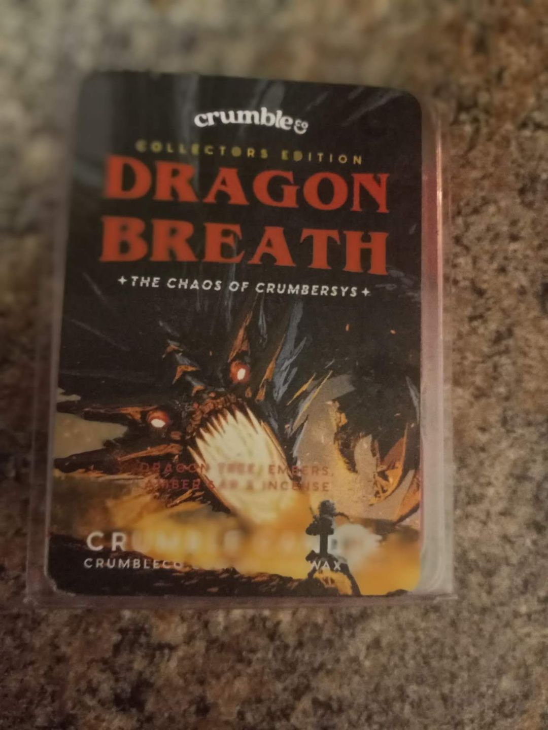 Customer photo review of Dragon Breath Wax Melts