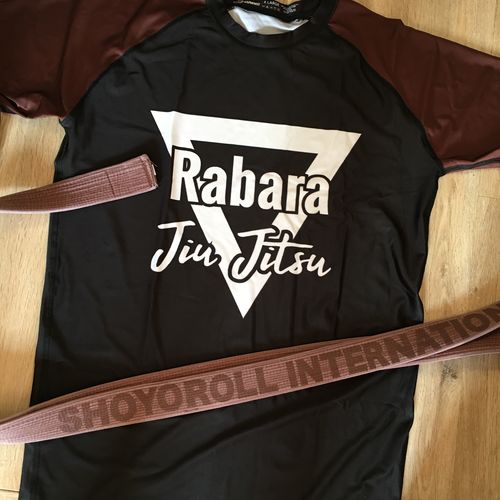 Customer photo review of Exclusive Custom Brown Rashguard