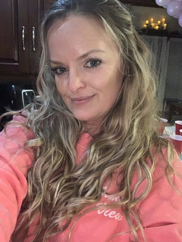 Customer photo review of Moresoo Hair Clip In Balayage Color Brown #4 Fading To Brown #8 With Blond #22(#4/8/22)