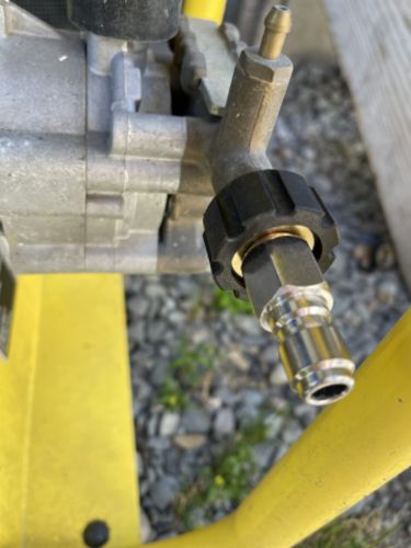 Customer photo review of 8 Pack Universal Pressure Washer Adaptor Set