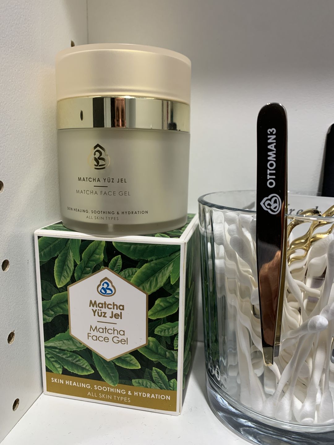 Customer photo review of Matcha Face Gel 55ml