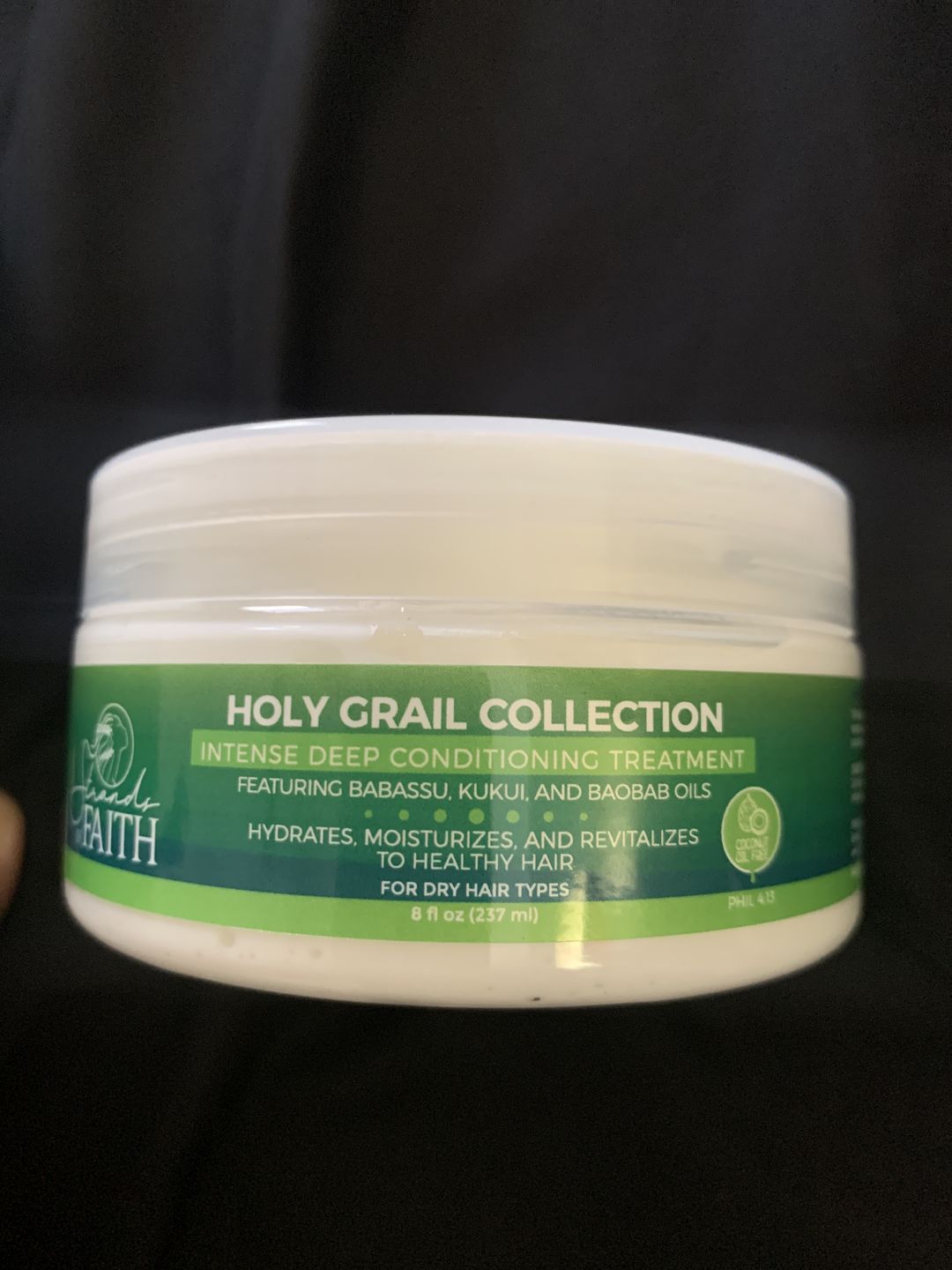 Customer photo review of Intense Deep Conditioning Treatment