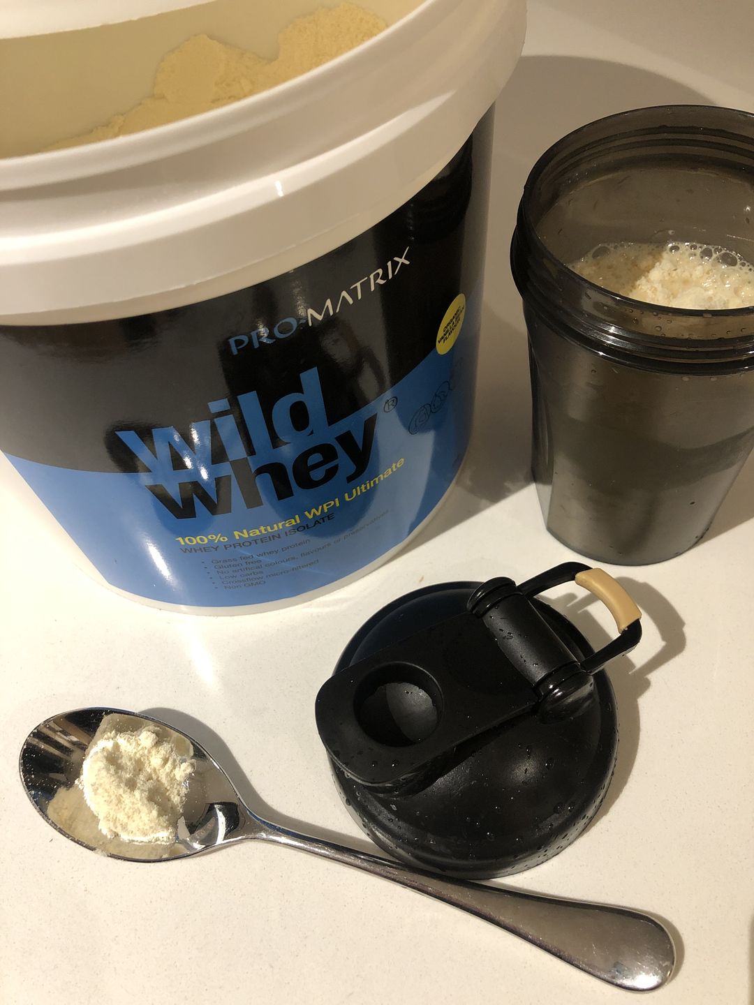 Customer photo review of 2kg VANILLA, Isolate WILD WHEY