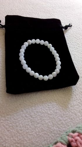 Customer photo review of Bracelet "Equilibre" en Pierre de Lune