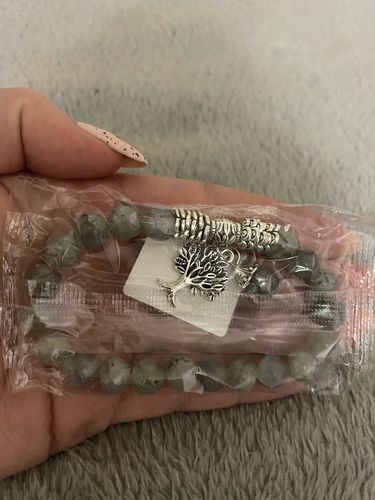 Customer photo review of Bracelet en Labradorite