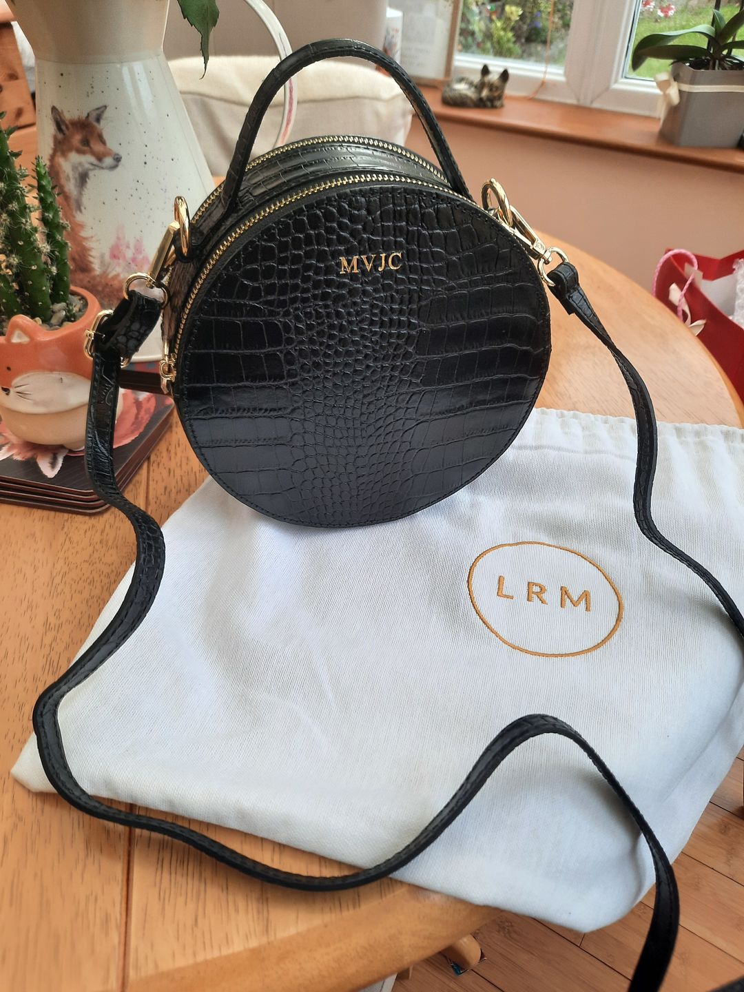 Customer photo review of The Rosie Circle Croc Bag