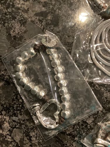 Customer photo review of Bracelet "Cœur Baroque Argenté"