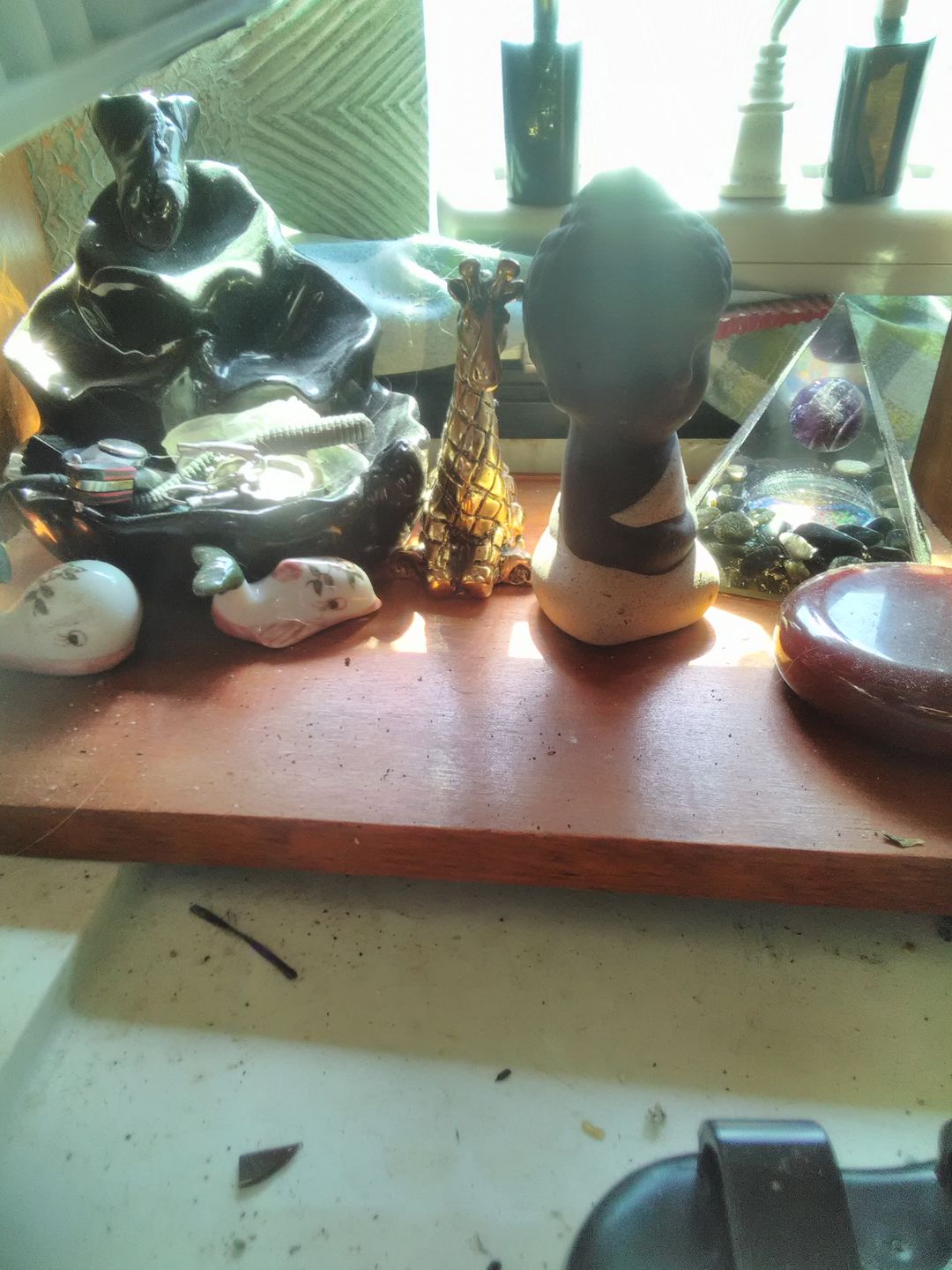 Customer photo review of EMF Protection Galaxy Orgone Pyramid