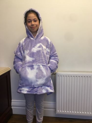 oodie purple tie dye
