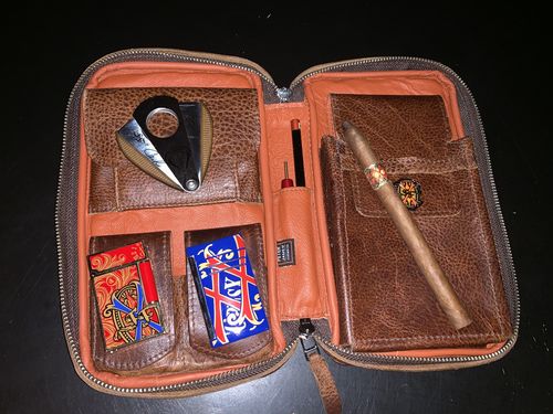 Customer photo review of Cognac Forest Handmade Leather Organizer