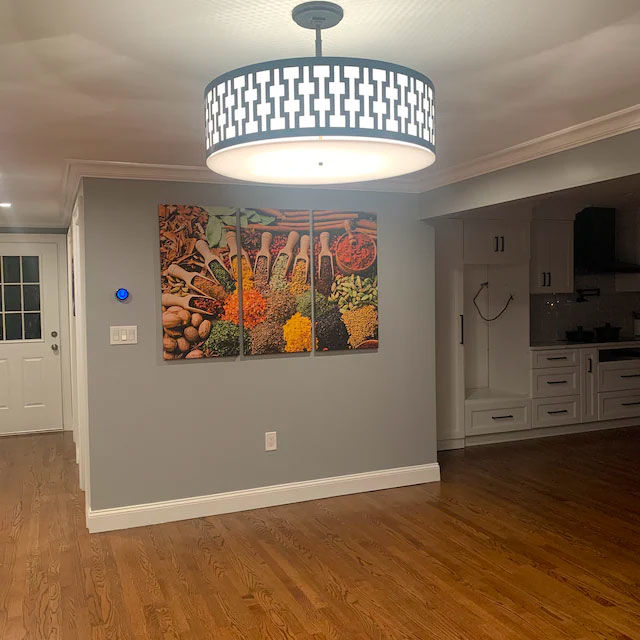 Customer photo review of Spices for Kitchen Wall Decor Home Decoration Large Wall Art Canvas Print