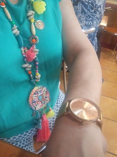 Customer photo review of Sautoir Hippie Chic - 2 modèles disponibles