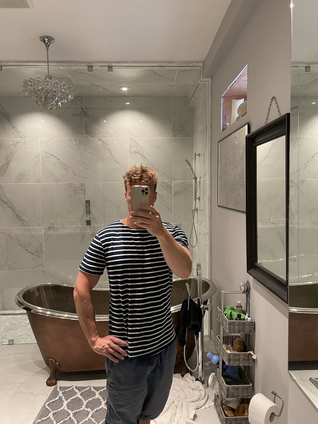 Customer photo review of Breton Stripe T-Shirt