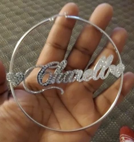 Customer photo review of Flashy Earrings