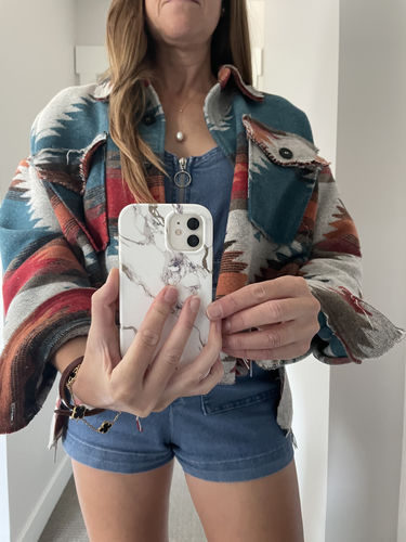 Customer photo review of Blakely teardrop pearl necklace