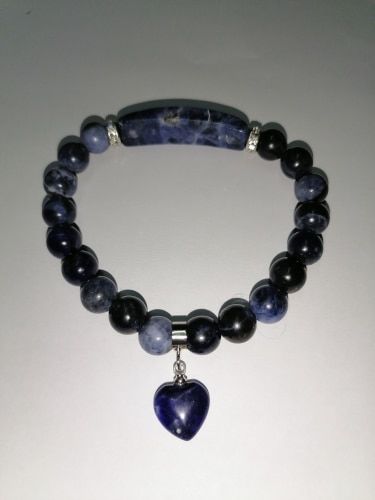Customer photo review of Bracelet d'Emotion en Sodalite