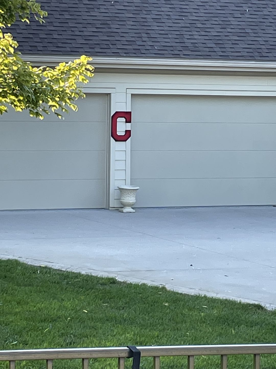 Customer photo review of Cleveland Indians Block "C" Layered 3D Metal Wall Art