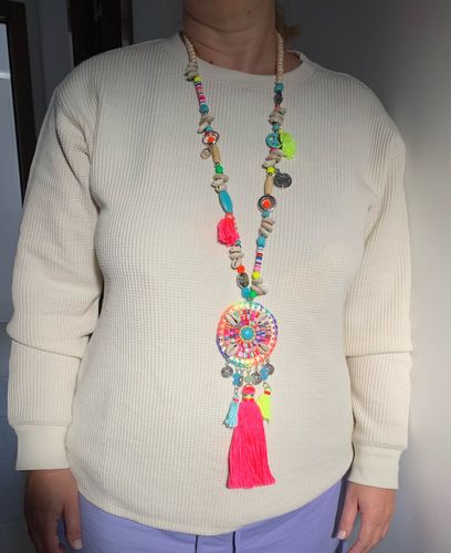 Customer photo review of Sautoir Hippie Chic - 2 modèles disponibles