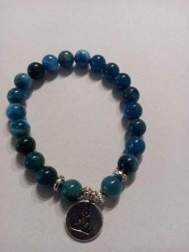 Customer photo review of Bracelet Apatite "Fluidité des Energies"