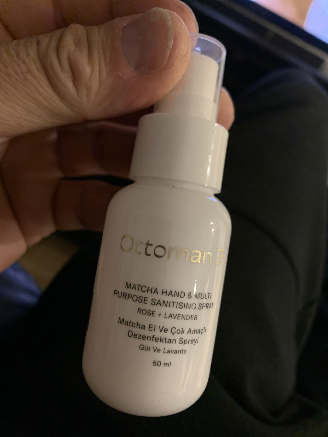 Customer photo review of Matcha Sanitising Spray