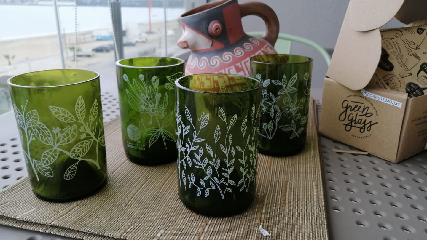 Customer photo review of Reforestemos Juego de 4 Vasos