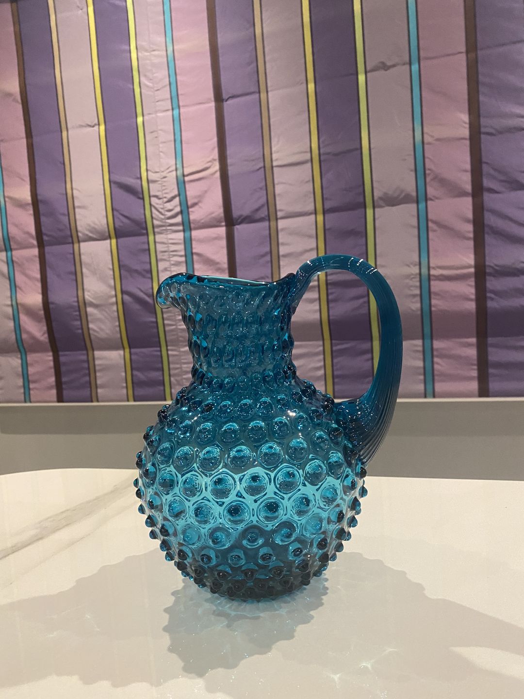 Customer photo review of Aquamarine Hobnail Jug