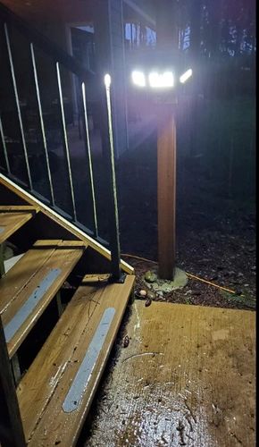 Customer photo review of FOCO SOLAR TRIPLE GIRATORIO 360º