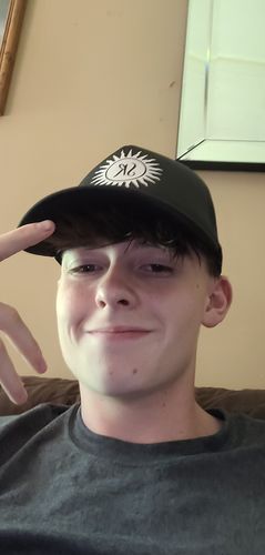 Customer photo review of Sommer Ray Logo Trucker Hat - Black