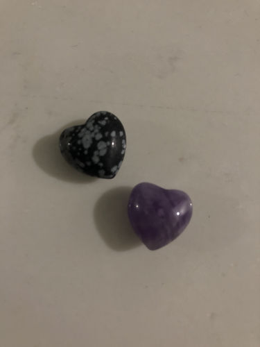Customer photo review of Intuitively Selected Mini Heart