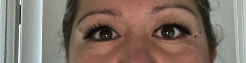 Customer photo review of Magic Lashes Glamour Bundle
