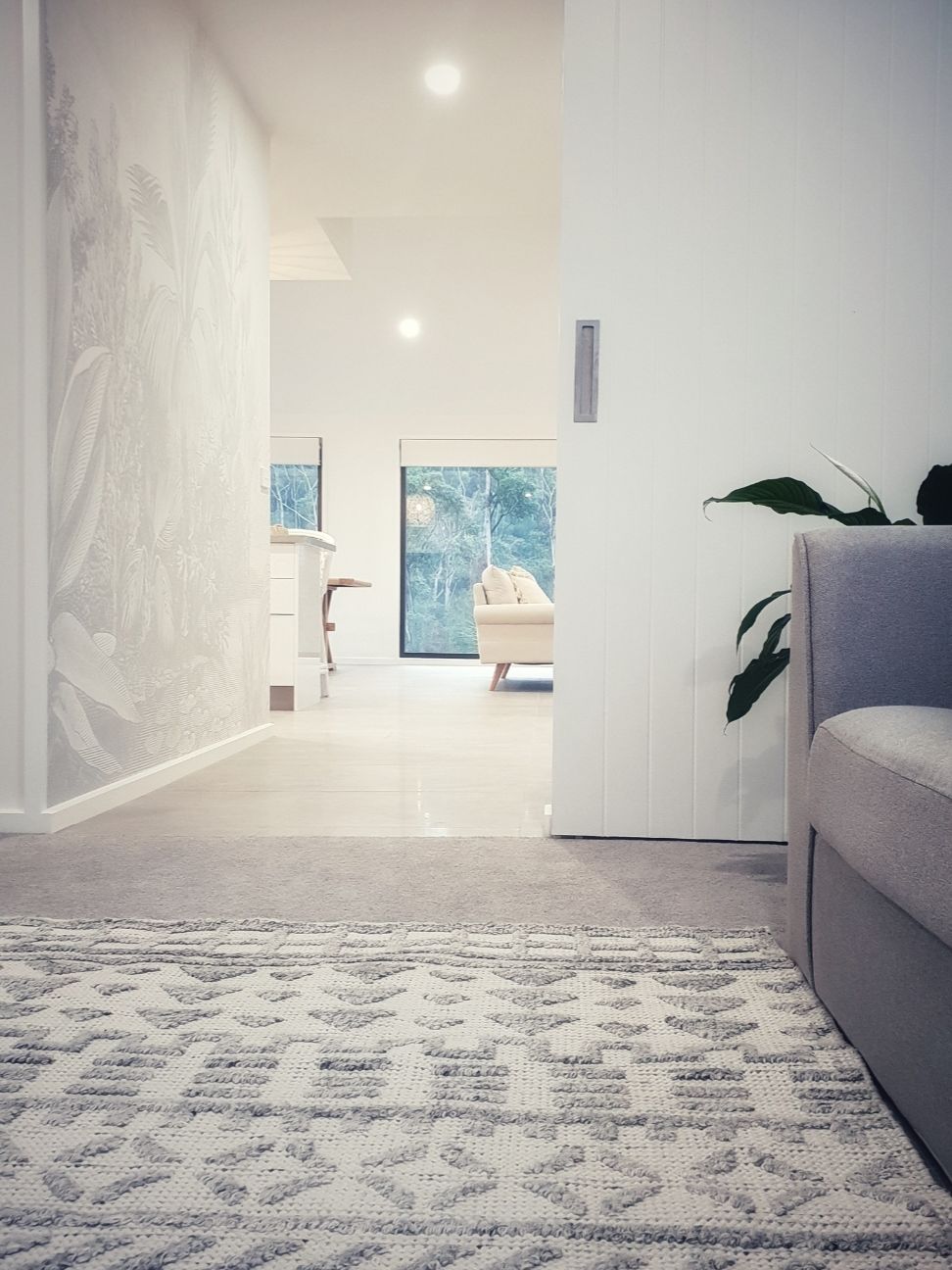 Customer photo review of Vintage Tropics Wallpaper Mural