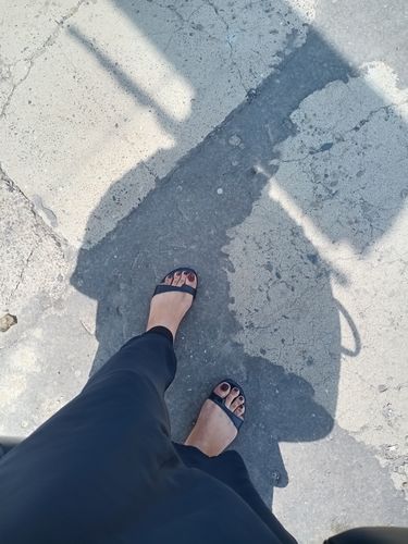 Customer photo review of Black Color Formal Sandals FR4486
