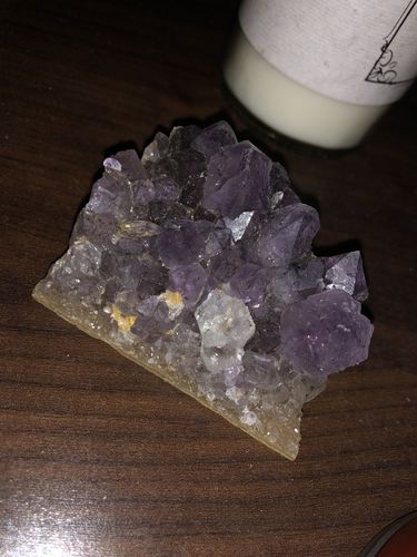 Customer photo review of Amethyst Cluster